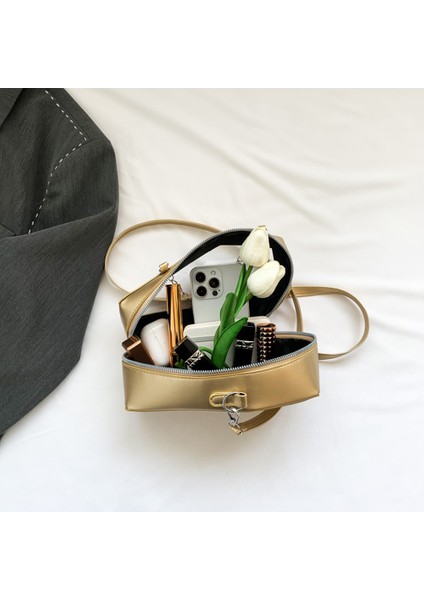 Siyah Bir Kadın Crossbody Çanta Medi Kapasiteli Tabut Şekli Telefon Omuz Çantası Cadılar Bayramı Pu Koltukaltı Çantası Seyahat Makyaj Kozmetik Çantası (Yurt Dışından) indirimleri