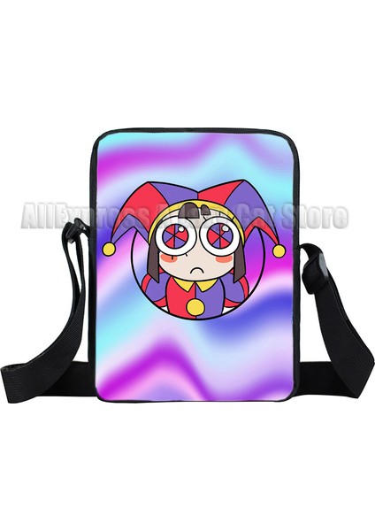 25 Inanılmaz Dijital Circu Omuz Çantası Pomni Jax Çocuk Boys Crossbody Çanta Karikatür Cep Telefonu Messenger Çanta Kare Küçük Çanta (Yurt Dışından) indirimleri