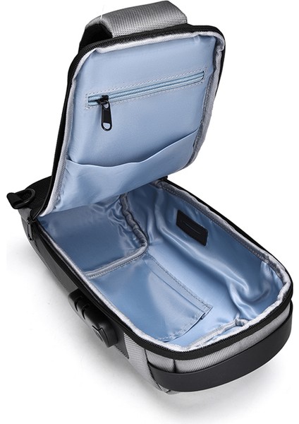 Kahverengi Erkek Su Geçirmez USB Oxford Crossbody Çanta Anti-Hırsızlık Omuz Tek Kollu Çanta Çok Fonksiyonlu Kısa Seyahat Messenger Göğüs Paketi Erkekler Için (Yurt Dışından) indirimleri