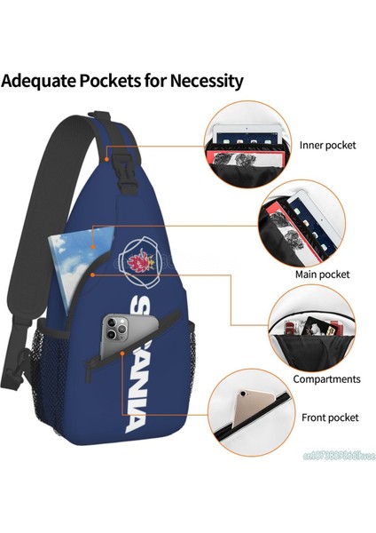 Stil 6 Özel Tek Kollu Çanta Sırt Çantası Kişiselleştirilmiş Crossbody Omuz Göğüs Çantası Unisex Ayarlanabilir Askı ile Seyahat Rahat Yürüyüş (Yurt Dışından) indirimleri