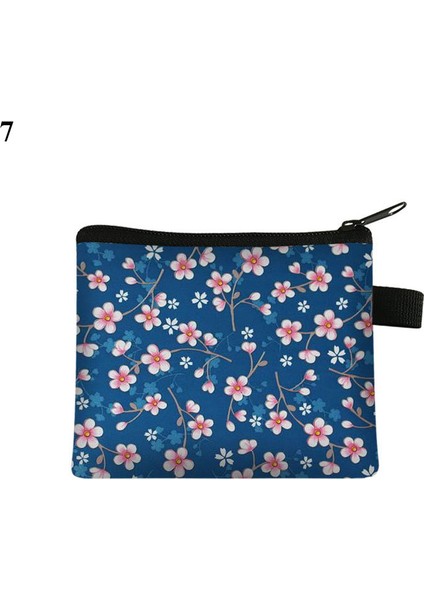 20 Moda El Çantası Cüzdan Kadın Güzel Ilmek Küçük Bozuk Para Cüzdanı Anahtar Saklama Çantası Edebi Baskı Kadın Fermuarlı Bozuk Para Cüzdanı (Yurt Dışından) fırsatları