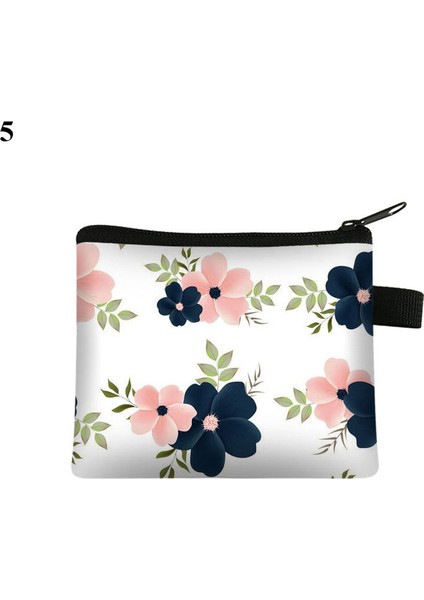 20 Moda El Çantası Cüzdan Kadın Güzel Ilmek Küçük Bozuk Para Cüzdanı Anahtar Saklama Çantası Edebi Baskı Kadın Fermuarlı Bozuk Para Cüzdanı (Yurt Dışından) indirimleri