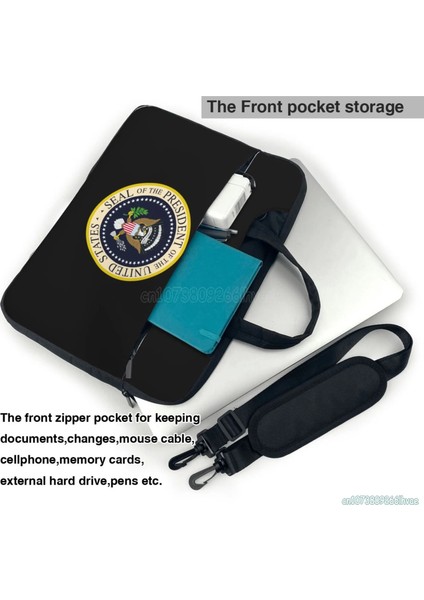 Stil 2 15.6 Inç Amerika Birleşik Devletleri Başkanı Mühür Dizüstü Bilgisayar Omuz Çantası 13/14/15.6 Inç Dizüstü Bilgisayar Netbook Pc Kapak Kılıfı ile Uyumlu (Yurt Dışından) fırsatları