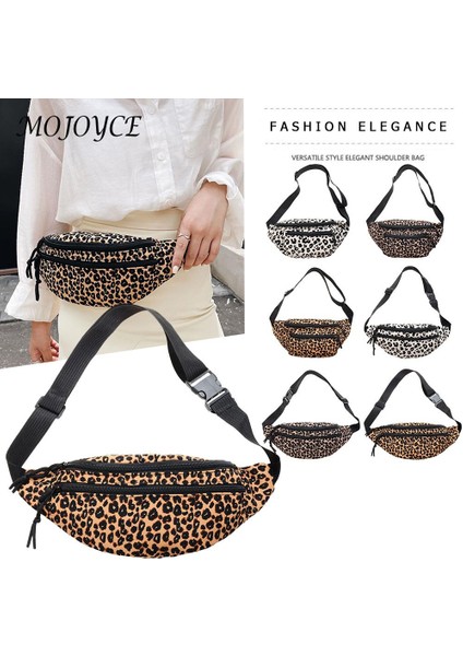 Beyaz Retro Kadın Omuz Çantaları Leopar Baskı Messenger Göğüs Çantası Rahat Büyük Pazen Bel Paketi Moda Çanta (Yurt Dışından) modelleri