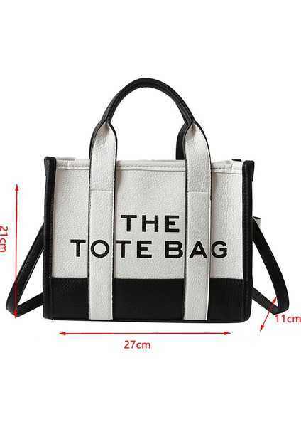 Beyaz M Tote Çanta Lüks Tasarımcı Çanta Tote Kadın Çanta Mektup Omuz Çantaları Markalar Shopper Çantalar Kadınlar Için Crossbody Çanta Debriyaj 2023 (Yurt Dışından)