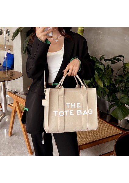 Beyaz M Tote Çanta Lüks Tasarımcı Çanta Tote Kadın Çanta Mektup Omuz Çantaları Markalar Shopper Çantalar Kadınlar Için Crossbody Çanta Debriyaj 2023 (Yurt Dışından) fırsatları