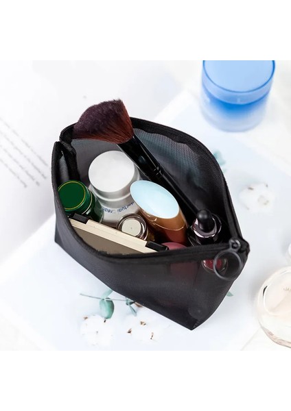 Nokta 5 M 1 Adet Kadın Kozmetik Çantaları Seyahat Neceser Siyah Tuvalet Seti Şeffaf Makyaj Organizatör Yıkama Kese Küçük Büyük Makyaj Çantası (Yurt Dışından) indirimleri