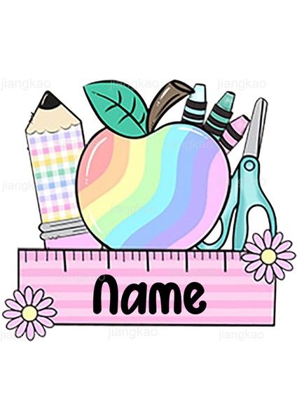 Tasarım 4 Gri Çanta Kişiselleştirilmiş Kalem Çantası Özel Ad Kalem Kutusu Çocuklar Okula Dönüş Mevcut Kırtasiye Malzemeleri Çanta Noel Doğum Günü Hediyesi (Yurt Dışından)