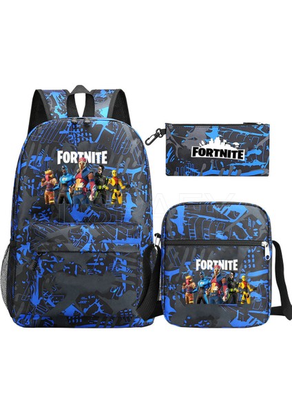 30 3 Adet Set Fortnite Erkek Gençler Için Okul Çantaları Öğrenci Sırt Çantası Kadın Naylon Yumuşak Fortnite Sırt Çantası Genç Rahat Okul Çantası 3 Adet (Yurt Dışından) indirimleri