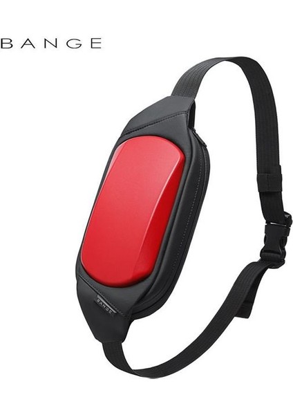 Kırmızı Moda Trendi Çift Göğüs Çantası Eva Sert Kabuk Omuz Çantası Messenger Paketleri Seyahat Rahat Spor Crossbody Paketleri (Yurt Dışından)