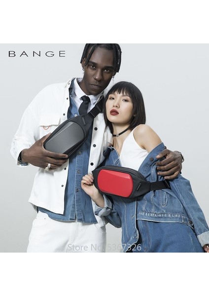 Kırmızı Moda Trendi Çift Göğüs Çantası Eva Sert Kabuk Omuz Çantası Messenger Paketleri Seyahat Rahat Spor Crossbody Paketleri (Yurt Dışından) modelleri