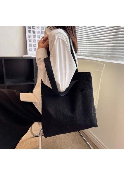 Gri Kadife Çanta Kadınlar Için Omuz Çantaları Basit Kadın Yumuşak Çevre Depolama Yeniden Kullanılabilir Kızlar Büyük Alışveriş Çantası Tote (Yurt Dışından) fırsatları