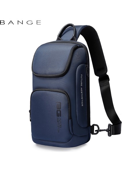 Ab 7565 Gri Bir Boyut Bange Büyük Kapasiteli Erkek Messenger Çanta Ultra Hafif ve Taşınabilir Çok Cepli Su Geçirmez Sırt Çantası Seyahat Göğüs Çantası 9.7" Ipad Için (Yurt Dışından) indirimleri