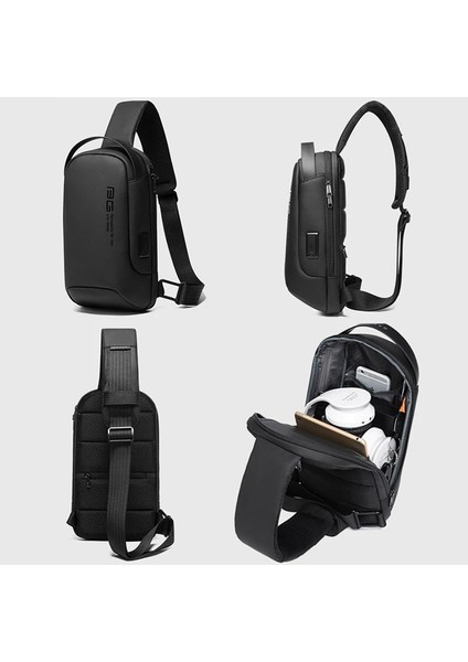 Gri Göğüs Çanta Paketi Erkekler Için Çok Fonksiyonlu Crossbody Çanta Omuz Askılı Postacı Çantaları Erkek Su Geçirmez Kısa Seyahat Yeni Yüksek Kalite (Yurt Dışından) fiyatları