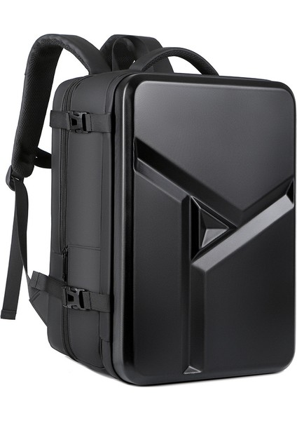 Gümüş Usblarge Kapasiteli Sırt Çantası Sert Kabuk Banliyö Çantası Moda Dizüstü 17 Inç Bilgisayar Çantası Abs Malzeme Seyahat Su Geçirmez Bavul (Yurt Dışından) modelleri