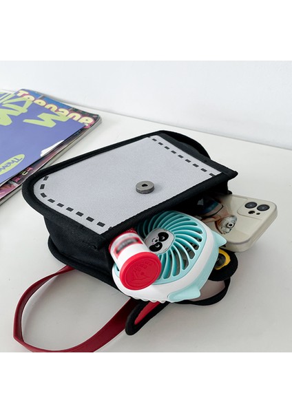 Turuncu 2023 Yeni Karikatür Animasyon 2d Çizim Crossbody Çanta 3D Stil Patchwork Sling Çanta Moda Küçük Kek Omuz Çantaları Rahat Satchel (Yurt Dışından) indirimleri