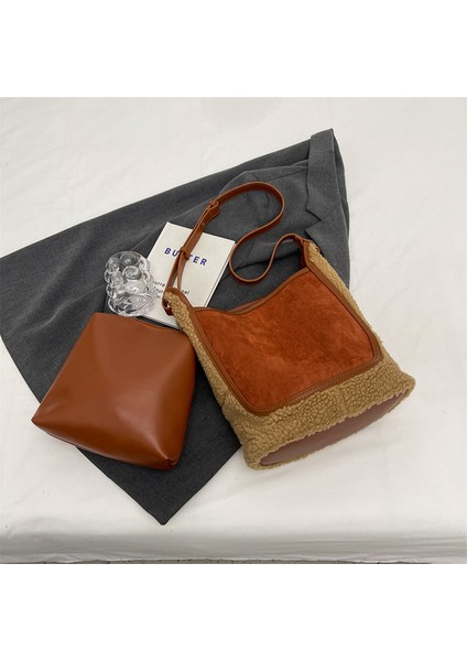 Stil 3 32X25X14 cm Yüksek Sense Basit Büyük Kapasiteli Çanta Yeni Moda Banliyö Seyahat Çantası Kadınlar Için Rahat Omuz Çantası 01-Sb-Gjdljy (Yurt Dışından)