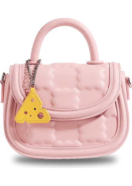 Pembe 18.5X14X6CM Toutou Sevimli ve Kullanışlı Bisküvi Tasarım Çanta Kadınlar Için Omuz Çantası Crossbody Çanta Günlük Kullanım ve Işe Gidiş Çanta (Yurt Dışından) fiyatları