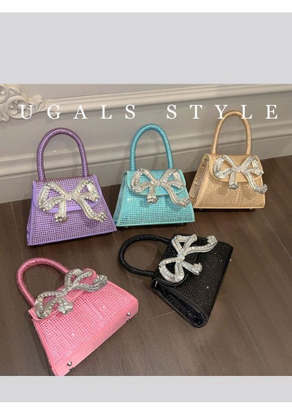 Göl Mavi Retro Moda Kore Tarzı Metal Yay Kadın Eyer Çanta Bayanlar Için Tatlı Sevimli Zarif Elmas Metal Dekoratif Postacı Çantaları (Yurt Dışından) indirimleri