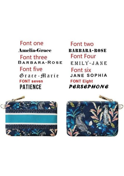 Lr-29 Küçük Cüzdan Kişiselleştirilmiş Özelleştirilmiş Harfler Özel Debriyaj Çanta Kadın Cüzdan Mini Alışveriş Seyahat Taşınabilir Kart Çantası Zip Cep Bozuk Para Cüzdanı (Yurt Dışından)