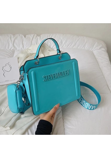 Mavi 2023 Yeni Kadın Omuz Çantası Lüks Tasarımcı Çanta Kadınlar Için Rahat Crossbody Çanta 2023 Yeni Fermuarlı Messenger Çanta Düğün Çantası (Yurt Dışından) indirimleri