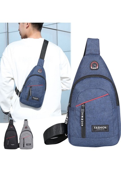 C-2 Erkek Göğüs Çantaları Rahat Bel Çantaları Küçük Kısa Seyahat Seyahat Taşıma Çantaları Erkekler Için Su Geçirmez Omuz Crossbody Çanta Naylon Çanta (Yurt Dışından) modelleri