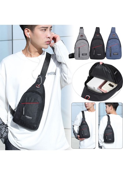 C-2 Erkek Göğüs Çantaları Rahat Bel Çantaları Küçük Kısa Seyahat Seyahat Taşıma Çantaları Erkekler Için Su Geçirmez Omuz Crossbody Çanta Naylon Çanta (Yurt Dışından) fırsatları