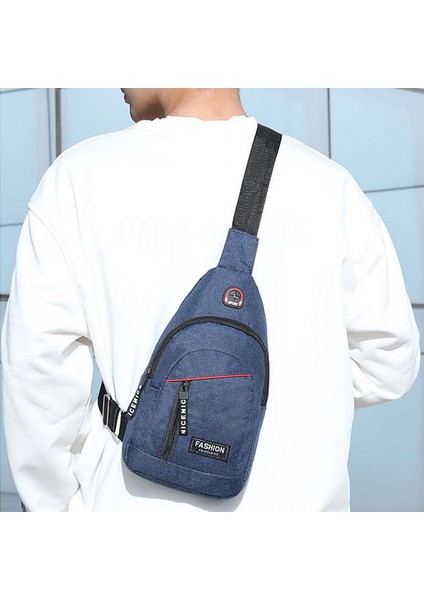 C-2 Erkek Göğüs Çantaları Rahat Bel Çantaları Küçük Kısa Seyahat Seyahat Taşıma Çantaları Erkekler Için Su Geçirmez Omuz Crossbody Çanta Naylon Çanta (Yurt Dışından) indirimleri