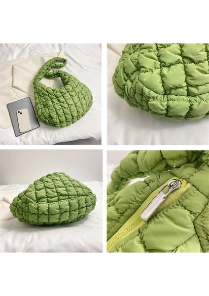 Gül Kırmızı Kadınlar Için Yeni Kapitone Yastıklı Crossbody Çanta Pileli Kabarcıklar Bulut Omuz Çantaları Büyük Tote Kova Tasarımcı Çanta Dantelli Çanta (Yurt Dışından) fiyatları