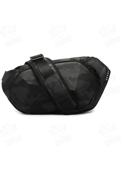 Kamuflaj 36X7X21CM Erkek Büyük Göğüs Paketi Su Geçirmez Çok Fonksiyonlu Omuz Çantaları Erkek Crossbody Sling Çanta Seyahat Messenger Bel Paketi Sırt Çantası Yeni (Yurt Dışından)