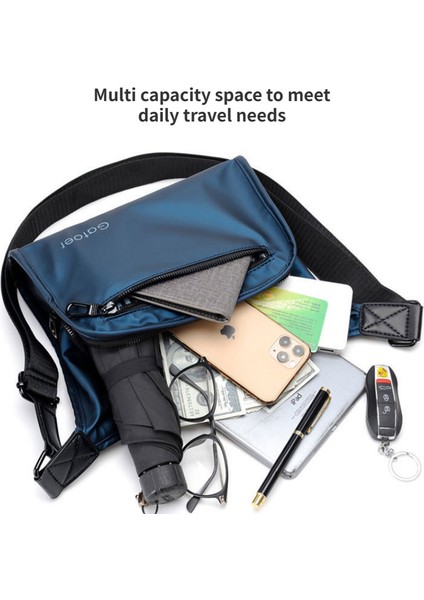 Mavi Büyük 2022 Yeni Erkek Çapraz Omuz Çantası Trendy Marka Omuz Çantası Sırt Çantası Japon Çapraz Omuz Çantası Oxford Kumaş Seyahat Askı Çantası (Yurt Dışından) indirimleri