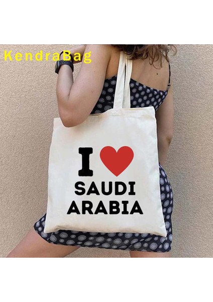 B 80 35X40CM Riyad Cidde Suudi Arabistan Harita Bayrağı Islam Mekke Arap Kız Abu Dabi Prens Shopper Tote Kanvas Çanta Pamuk Omuz Eko Çanta (Yurt Dışından) modelleri