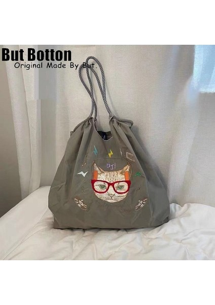 Stil 7 L Harajuku Kadın Kız Sevimli Nakış Tek Omuz Çantaları Çanta Tatlı Lolita Öğrenci Donuts Alışveriş Çantaları Messenger Çanta Tote (Yurt Dışından)