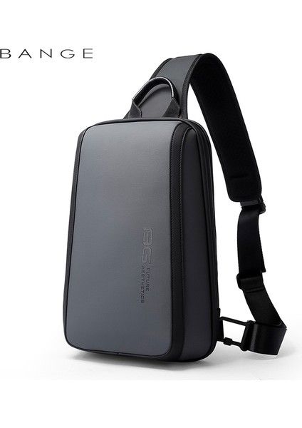 Gri 2022 Göğüs Çantası Erkekler Çok Fonksiyonlu Erkek Oxford Crossbody Çanta Omuz Çantaları Kısa Seyahat Messenger Basit Zarif Göğüs Çanta Paketi (Yurt Dışından)