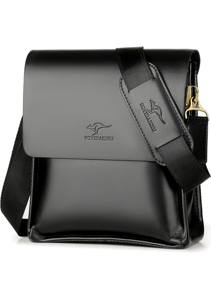 Yatay Kahverengi Lüks Kanguru Marka Deri Askılı Çanta Erkek Çanta Göğüs Crossbody Çanta Erkekler Için Iş Küçük Omuz Çantası Yaz Erkek Çanta (Yurt Dışından) modelleri