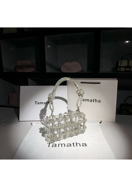 Hediye Kutusu Yok 20X6X10 cm Lüks Tasarımcı Akrilik Kutu Kare Çanta Taklidi Elmas Gece Çantası Akşam Yemeği Parti Debriyaj Çanta Omuz Çantası Kadın Çanta (Yurt Dışından) indirimleri