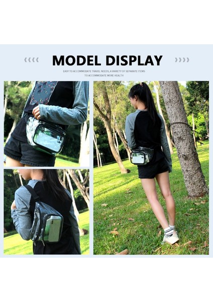 3TT909456 Şeffaf Bel Komik Paketi Temizle Sling Kemer Çantası Pvc Taşınabilir Seyahat Kalça Serseri Küçük Çanta Crossbody Omuz Göğüs Telefon Kılıfı (Yurt Dışından) indirimleri