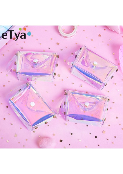 S Şeffaf Bozuk Para Cüzdanı Kadın Küçük Cüzdan Kadın Değişim Çantalar Mini Çocuk Cep Cüzdan Anahtar Kart Tutucu Pvc El Çantaları (Yurt Dışından) fiyatları