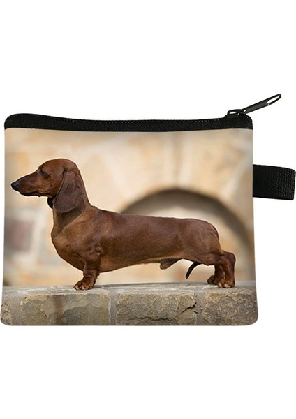 015 Karikatür Hayvan Hound Köpek Çocuk Değişim Çantası Polyester Basit Kart Çantası Para Saklama Çantası Özelleştirilebilir Sikke Çanta Mini Çanta (Yurt Dışından) fırsatları