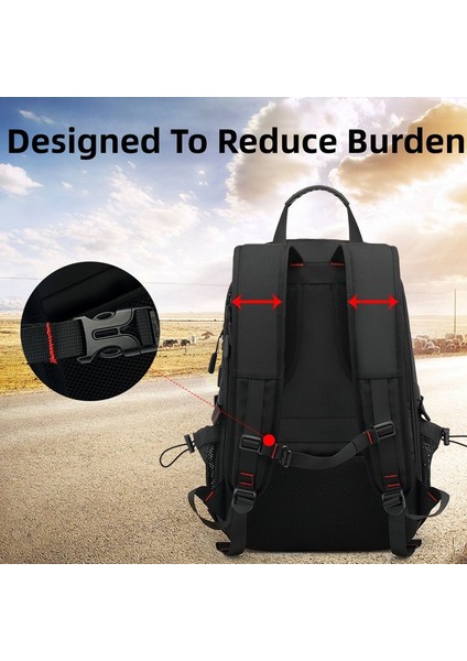 60L Siyah Kırmızı Erkek Seyahat Sırt Çantası 50-80L Erkekler Için Büyük Kapasiteli Iş Sırt Çantası 17 Inç Laptop Çantaları Moda Oxford Ayakkabı Sırt Çantası ile (Yurt Dışından) fırsatları