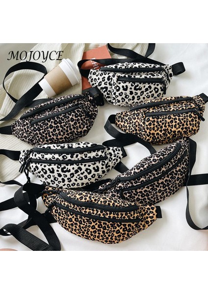 Deve Retro Kadın Omuz Çantaları Leopar Baskı Messenger Göğüs Çantası Rahat Büyük Pazen Bel Paketi Moda Çanta (Yurt Dışından) indirimleri