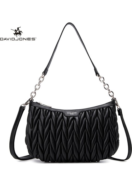 Koyu Yeşil David Jones Bayanlar Kapitone Omuz Çantası Suni Deri Çanta Kadınlar Için 2023 Trend Crossbody Satchel Çanta Zincirli Çanta Askısı (Yurt Dışından) fiyatları