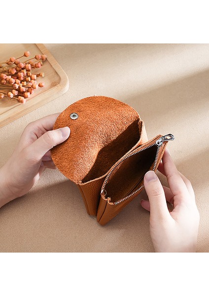 Iki Katmanlı Tek Katmanlı Inek Derisi Kadın Küçük Çantalar Moda Kadın Kısa Para Cüzdan Kılıfı Çanta Kızlar Için Kart Tutucu Para Çantası (Yurt Dışından) fırsatları