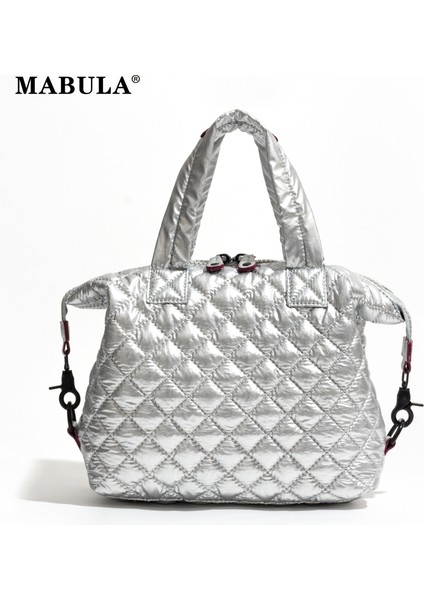 30X10X26 cm Mabula Tasarımcı Lüks Kapitone Yastık Tote Çanta Kadınlar Için Mini Tüy Aşağı Yastıklı Crossbody Kirpi Çanta Cep Telefonu Çanta (Yurt Dışından) fiyatları