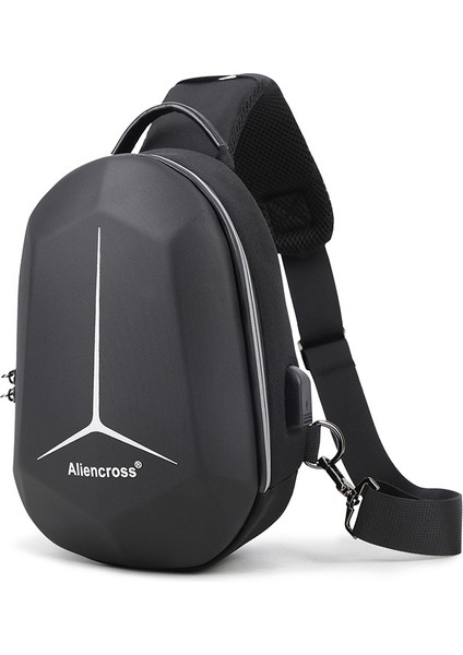 Haki Tasarımcı Anti-Hırsızlık Kilit Crossbody Çanta USB Şarj Seyahat Omuz Çantası Yüksek Kaliteli Haberci Çanta Erkek Su Geçirmez Göğüs Çantası (Yurt Dışından) fiyatları