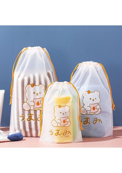 1 Adet Sevimli Unicorn L 20X30 cm Şeffaf Ipli Kozmetik Organizatör Saklama Çantası Sevimli Hayvan Kadın Seyahat Yıkama Tuvalet Malzemeleri Makyaj Karikatür Pvc Kese Çanta (Yurt Dışından) indirimleri