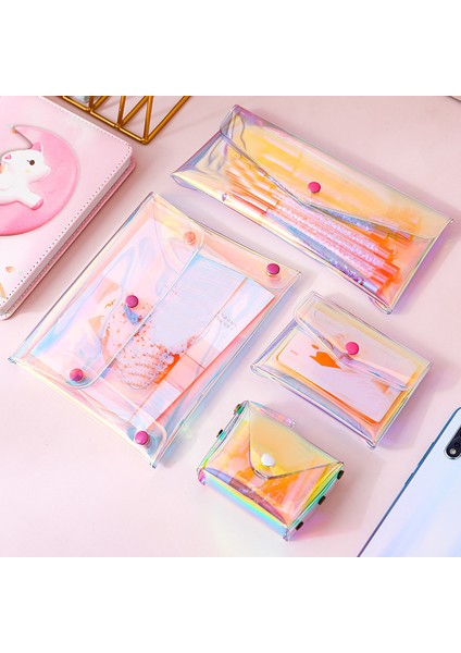 Stil 1 Lazer Şeffaf Kozmetik Çantası Kadın Diy Temizle Makyaj Kalemi Depolama Organizatör Seyahat Tuvalet Yıkama Çantası Durumda Sevimli Çantalar Kılıfı (Yurt Dışından) modelleri