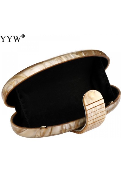 210X100X65MM Moda Cüzdan Kadın Akrilik Sevimli Uzun Yuvarlak Gece Çantası Kadın Mermer Lüks Parti Balo Çanta Rahat Debriyaj Ana Kesesi 2022 (Yurt Dışından) fırsatları