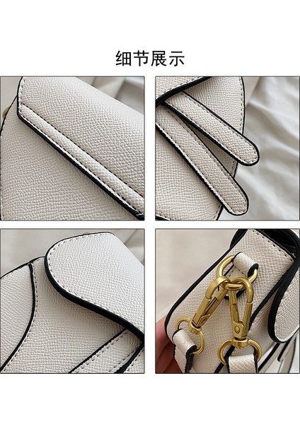 Yeşil 2023 Yarım Daire Eyer Omuz Çantası Crossbody Çanta Niş Tasarım Marka Ayarlanabilir Geniş Askı Kız Çantalar Çanta (Yurt Dışından) fırsatları