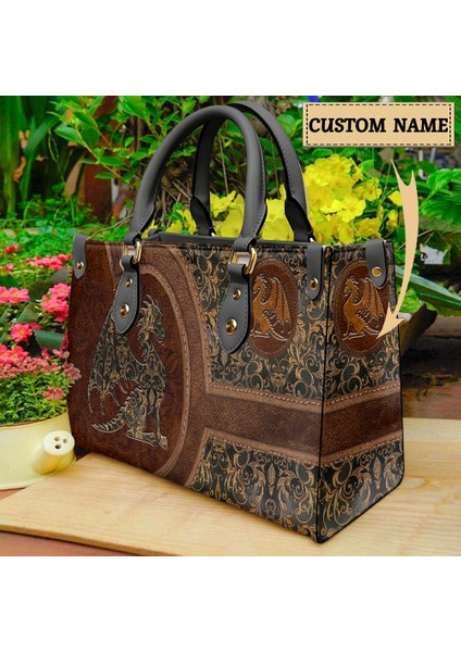 HTJB2329F73W Fly Dragon 3D Vintage Marka Tasarımcısı Çanta Klasik Trend Üst Kolu Eyer Çanta Rahat Açık Moda Omuz Çantası Kadın Için (Yurt Dışından) fiyatları